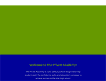 Tablet Screenshot of privettacademy.org